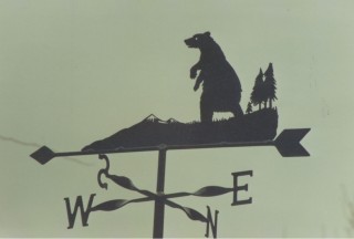 Bear weathervane