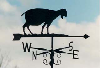 Goat weathervane