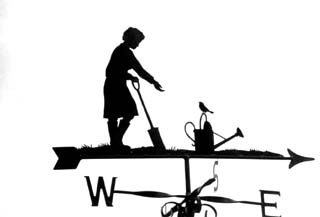 Gardening Weathervanes, Wind Vanes, Dorset Weathervanes